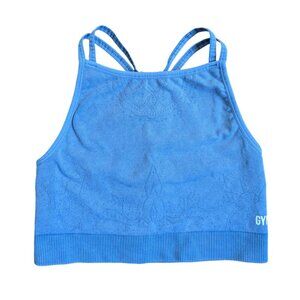 Gymshark Blue Mandala Sports Bra Women Size Small
